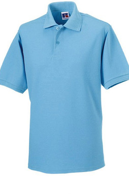 Russell RU599M - Polo piqué resistente:misure extra large 5XL e 6XL