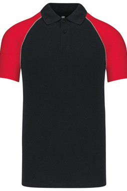 Kariban K226 - POLO BASEBALL - POLO UOMO BICOLORE