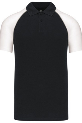 Kariban K226 - Zweifarbiges Baseball Poloshirt