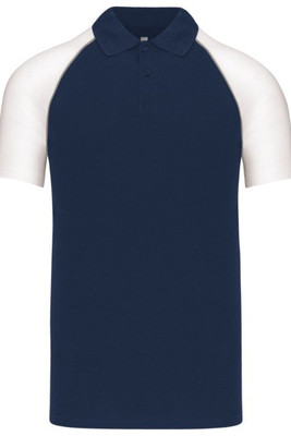 Kariban K226 - Kortærmet baseball -poloshirt