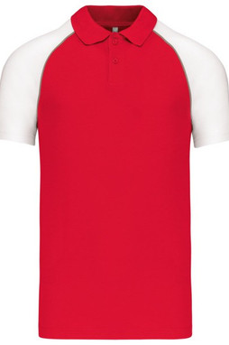 Kariban K226 - POLO BASEBALL > POLO DE HOMEM BICOLOR