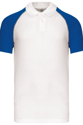 Kariban K226 - Zweifarbiges Baseball Poloshirt