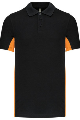 Kariban K232 - FLAG - SHORT SLEEVE BI-COLOUR POLO SHIRT