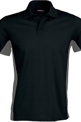 Kariban K232 - FLAG - SHORT SLEEVE BI-COLOUR POLO SHIRT