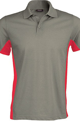 Kariban K232 - FLAG - SHORT SLEEVE BI-COLOUR POLO SHIRT