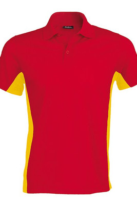 Kariban K232 - FLAG - SHORT SLEEVE BI-COLOUR POLO SHIRT