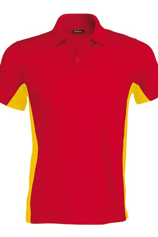 Kariban K232 - FLAG - SHORT SLEEVE BI-COLOUR POLO SHIRT