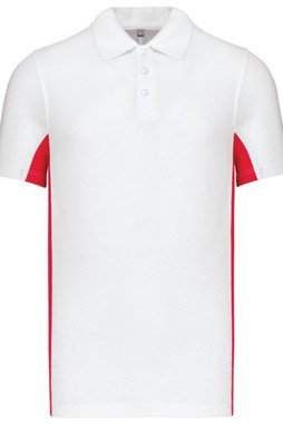 Kariban K232 - FLAG - SHORT SLEEVE BI-COLOUR POLO SHIRT