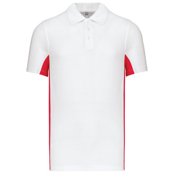 Kariban K232 - FLAG - SHORT SLEEVE BI-COLOUR POLO SHIRT