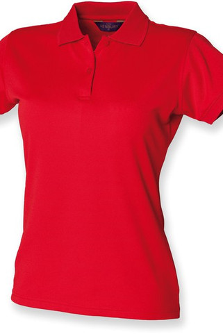 Henbury H476 - Ladies Coolplus® Wicking Piqué Polo Shirt