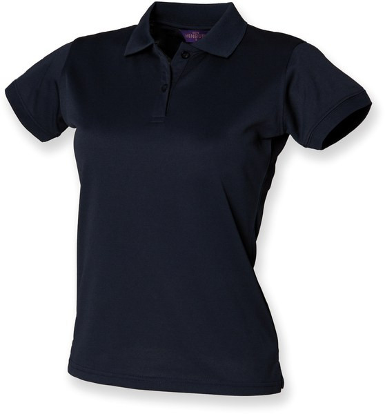 Henbury H476 - Ladies Coolplus® Wicking Piqué Polo Shirt