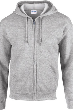 Gildan GI18600 - Sweat-Shirt Homme Zippé avec Capuche