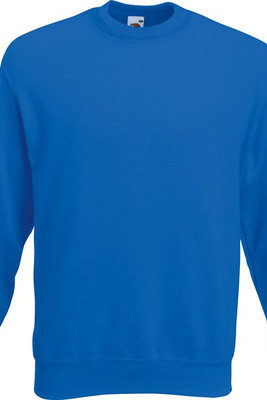 Fruit of the Loom SC163 - Sweatshirt Homem Manga Reta