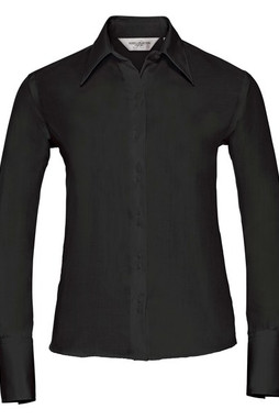 Russell Collection RU956F - Camicia donna Ultimate maniche lunghe non-stiro