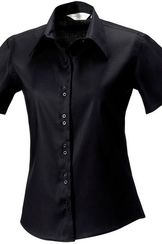 Russell Collection RU957F - ULTIMATE STRIJKVRIJ OVERHEMD MET KORTE MOUWEN