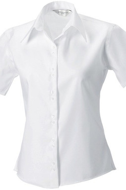 Russell Collection RU957F - Chemise Manches Courtes Sans Repassage Pour Femme