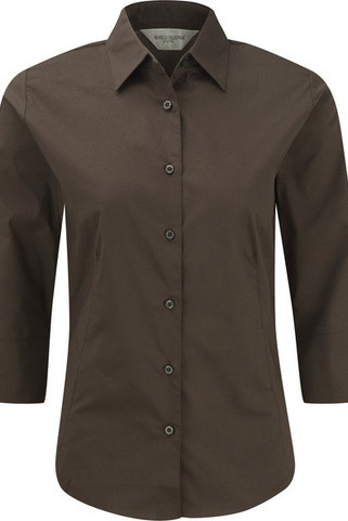 Russell Collection RU946F - Košulja s 3/4 rukavima i uskim krojem