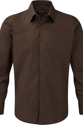 Russell Collection RU946M - Košulja dugih rukava uz tijelo