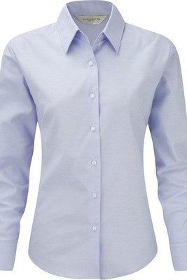 Russell Collection RU932F - Easy Care Oxford Overhemd Met Lange Mouw
