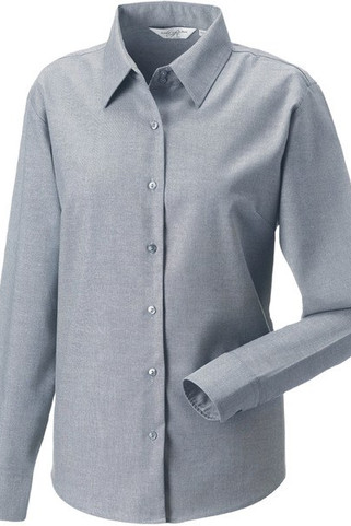 Russell Collection RU932F - Ladies` Oxford Bluse LA
