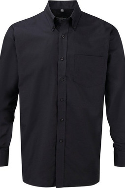 Russell Collection RU932M - Chemise Oxford Homme Manches Longues