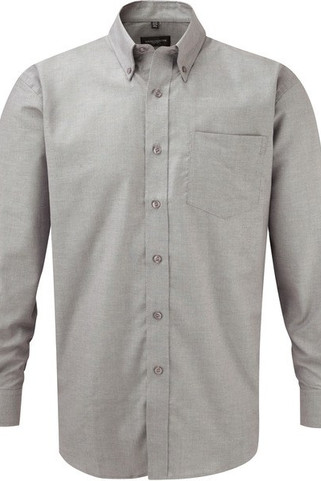 Russell Collection RU932M - Easy Care Oxford Overhemd Met Lange Mouw
