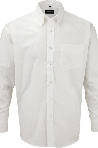 Russell Collection RU932M - Mens Long Sleeve Easy Care Oxford Shirt