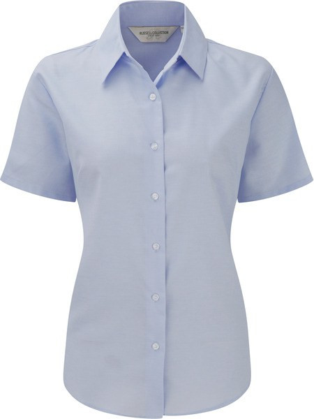 Russell Collection RU933F - Ladies' Short Sleeve Easy Care Oxford Shirt