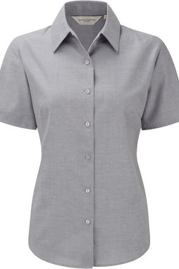 Russell Collection RU933F - Chemise Oxford Femme Manches Courtes
