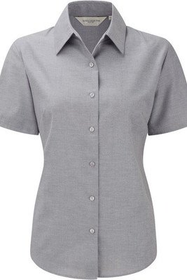 Russell Collection RU933F - Ladies' Short Sleeve Easy Care Oxford Shirt