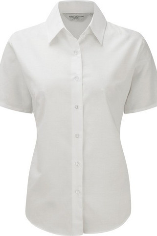 Russell Collection RU933F - Ladies Short Sleeve Easy Care Oxford Shirt