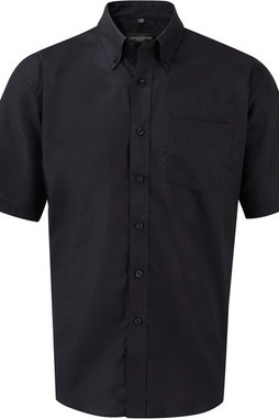 Russell Collection RU933M - Chemise Oxford Homme Manches Courtes