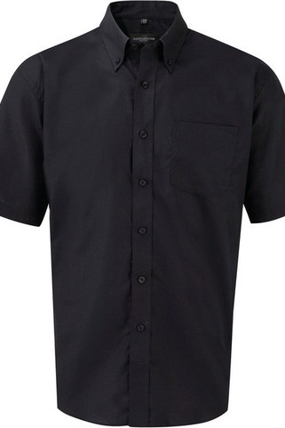 Russell Collection RU933M - Mens Short Sleeve Easy Care Oxford Shirt