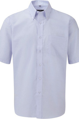 Russell Collection RU933M - Men's Short Sleeve Easy Care Oxford Shirt