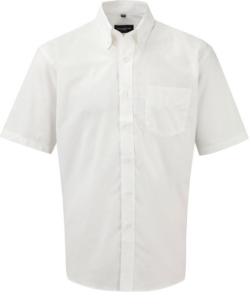 Russell Collection RU933M - Men's Short Sleeve Easy Care Oxford Shirt