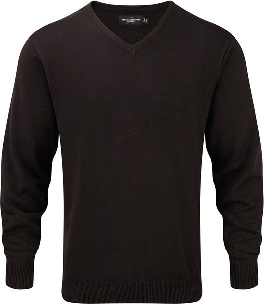 Russell Collection RU710M - V-Neck Knitted Pullover