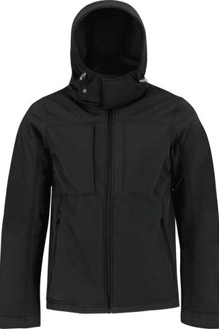 B&C CGJM950 - Hooded Softshell Jacke JM950