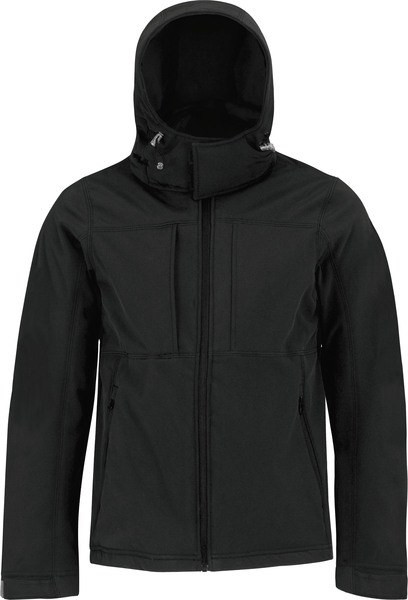 B&C CGJM950 - Monikerroksinen Softshell-takki Huputettu