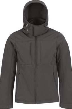 B&C CGJM950 - Veste Capuche Softshell Homme