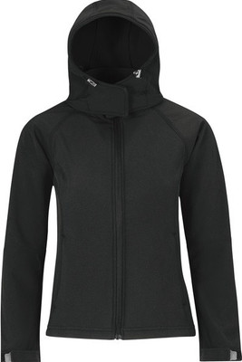 B&C CGJW937 - Women's Waterproof Softshell Jacket with Detachable Hood