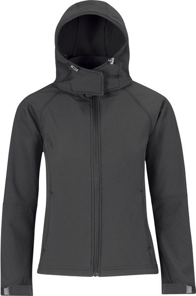 B&C CGJW937 - Women's Waterproof Softshell Jacket with Detachable Hood