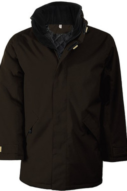 Kariban K677 - Jaqueta Parka Acolchoada com Capuz Oculto