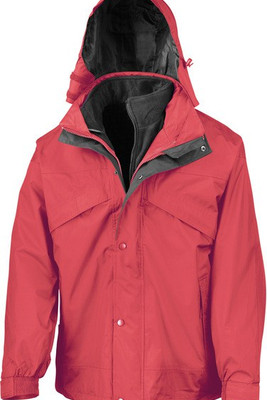 Result R68 - 3 In 1 Waterproof Jacket - Veste 3 En 1 Imperméable Doublée En Polaire Zip&Clip
