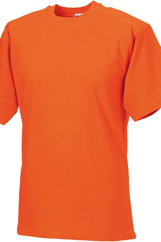 Russell RU010M - Vahva Mukavuus Puuvilla T-Paita