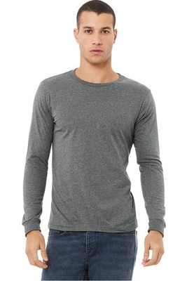 Bella B3501 - Camiseta Manga Larga de Algodón para Hombre