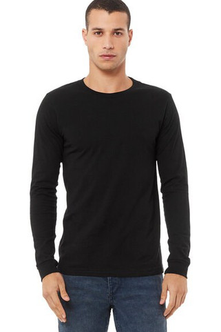 Bella B3501 - Camiseta Manga Larga de Algodón para Hombre