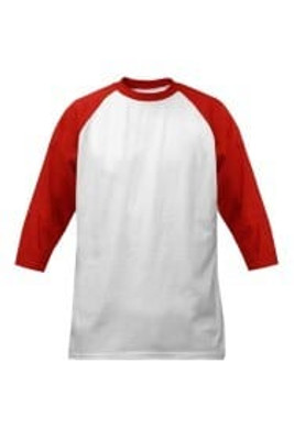 M & O Knits 5540 T-SHIRT DE BASEBALL