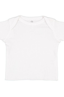 Rabbit Skins R3400 - Infant 5 oz. Baby Rib Lap Shoulder T-Shirt