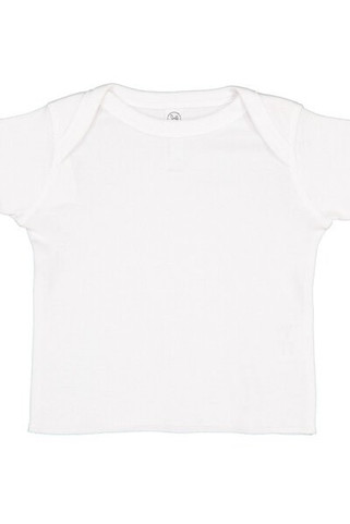 Rabbit Skins R3400 - Infant 5 oz. Baby Rib Lap Shoulder T-Shirt