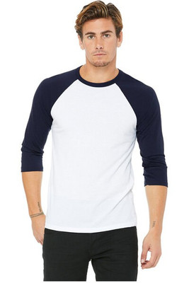 Bella B3200 - Unisex ¾ sleeve baseball tee